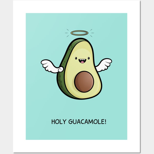 Holy Guacamole! Wall Art by Punderful Comics